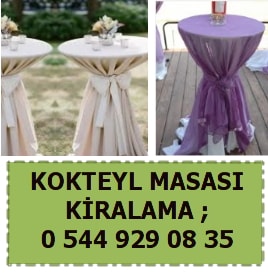Adana bar kokteyl masası kiralama