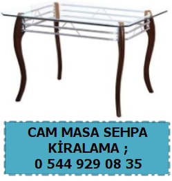 Adana cam masa sehpa kiralama