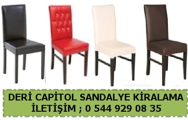 Adana deri capitol sandalye kiralama