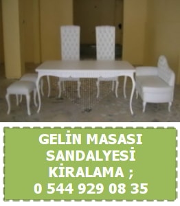 Adana gelin masası sandalyesi kiralama