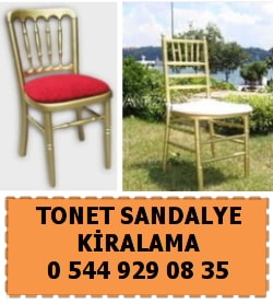 Adana tonet sandalye kiralama